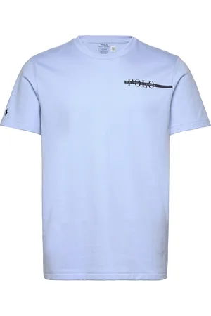Ralph Lauren Cotton Blend-Lng-Top Tops T-Kortærmet Skjorte Blue