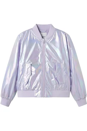 NAME IT Nkfmolina Bomber Jacket Shiny Bomberjakke Purple