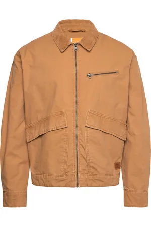 Timberland Washed Canvas Jacket Tynd Jakke Brown