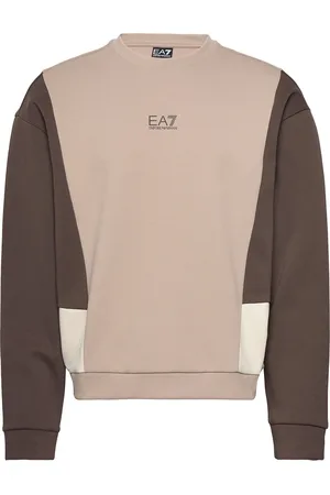 EA7 Sweatshirt Tops Sweatshirts & Hoodies Sweatshirts Beige