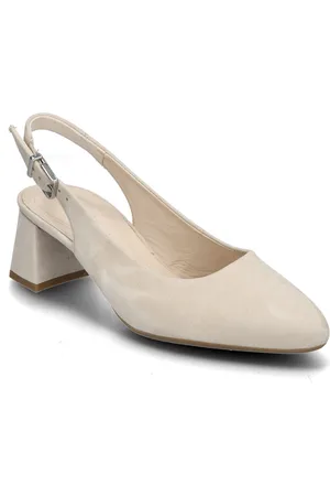 Gabor Slingback Shoes Sling Backs Heeled Slingbacks Beige