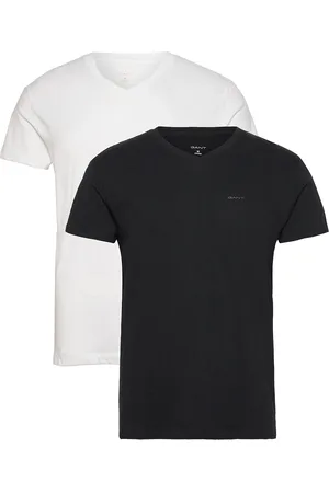 GANT V-Neck T-Shirt 2-Pack Designers T-Kortærmet Skjorte Multi/patterned