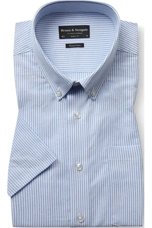 Bruun & Stengade Bs Altmaier Modern Fit Shirt Tops Shirts Business Shirts Blue