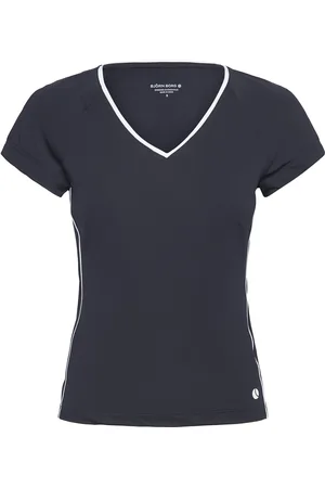 Björn Borg Ace V-Neck T-Shirt Sport Sport Clothing Sports Tops & T-shirts Sport T-Skjorte Navy