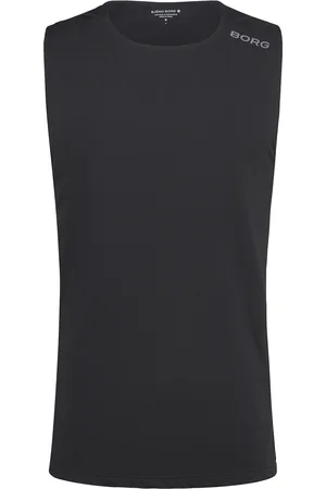 Björn Borg Borg Running Feather Tank Sport Men Sport Clothing Sport Tops Sport Tank Tops Black