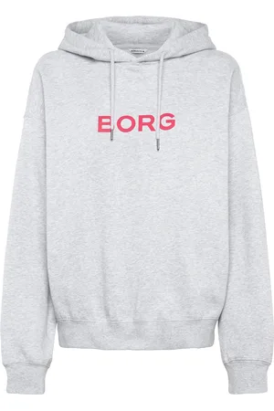 Björn Borg Studio Over D Hoodie Sport Women Sport Clothing Sport Sweatshirts & Hoodies Sport Hoodies Grey