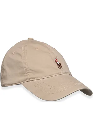 Ralph Lauren Stretch-Cotton Twill Ball Cap Accessories Headwear Caps Beige