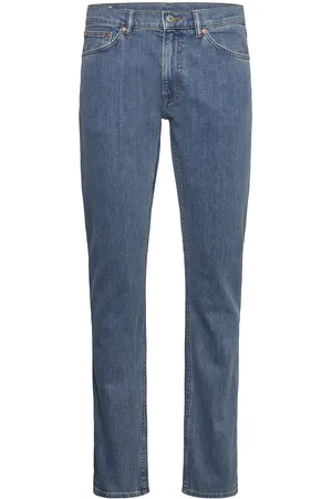 GANT Reg Clean Wash Jeans Bottoms Jeans Regular Blue