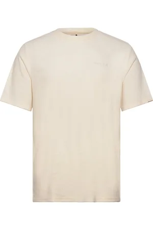 Anerkjendt Akkikki Frotte Tee Tops T-Kortærmet Skjorte Beige