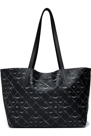 Zadig & Voltaire Z Shopper Monogram Bags Top Handle Bags Black