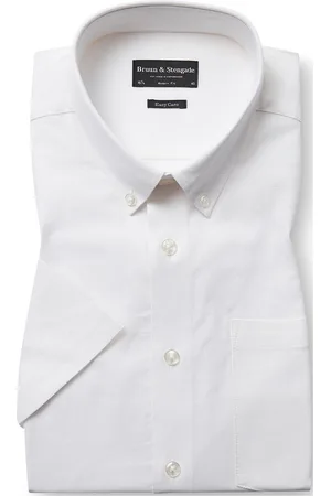 Bruun & Stengade Bs Nishioka Modern Fit Shirt Tops Shirts Business Shirts White