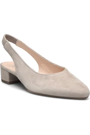 Gabor Slingback Shoes Sling Backs Heeled Slingbacks Beige