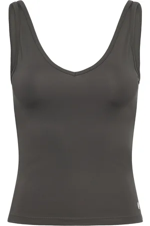 Björn Borg Ace Deep V Neck Tank Top Sport Women Sport Clothing Sports Tops & T-shirts Sport Tank Tops Grey