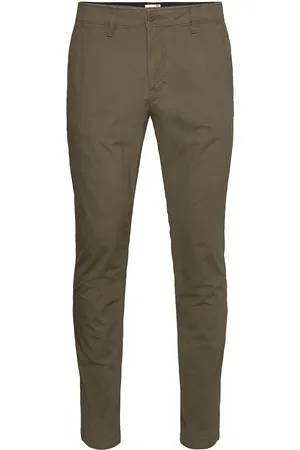 Timberland Poplin Chino Pant Bottoms Trousers Chinos Khaki Green