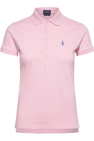 Ralph Lauren Slim Fit Stretch Polo Shirt Sport T-shirts & Tops Polos Pink