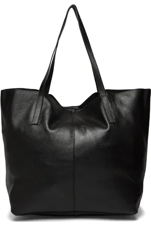 Rosemunde Leather Shopper Shopper Taske Black