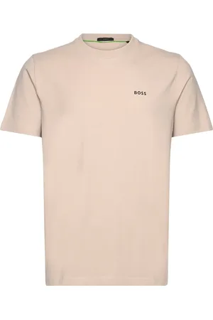 HUGO BOSS Tee Sport T-Kortærmet Skjorte Beige