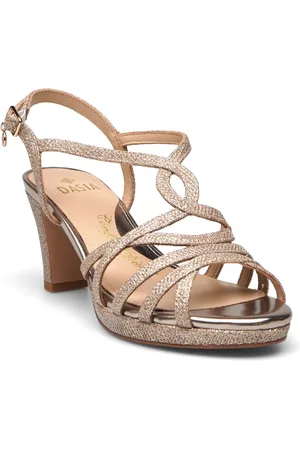 Dasia Orchid Sandal Med Hæl Gold