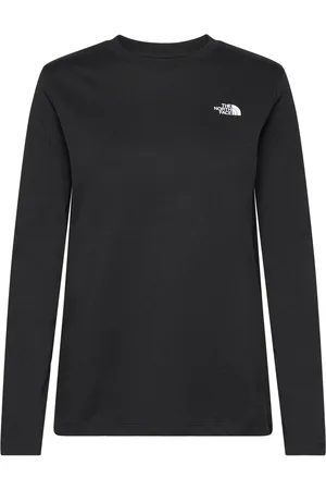 The North Face W L/S Simple Dome Tee Sport T-shirts & Tops Long-sleeved Black