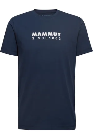 Mammut Core T-Shirt Men Logo Sport Men Men Sports Clothes Sport Tops Sport T-Skjorte Navy