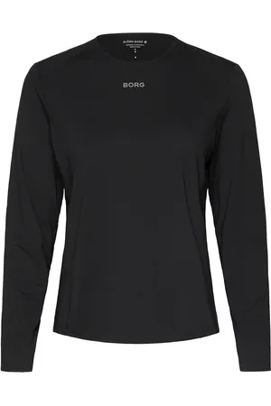 Björn Borg Borg Running Feather Long Sleeve T-Shirt Sport Women Sport Clothing Sports Tops & T-shirts Sport Long Sleeve Tops Black