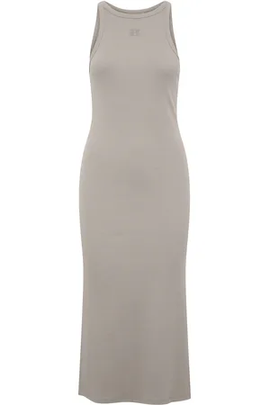 Gestuz Drewgz Logo Tank Dress Knælang Kjole Grey