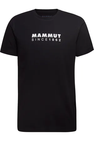 Mammut Core T-Shirt Men Logo Sport Men Men Sports Clothes Sport Tops Sport T-Skjorte Black
