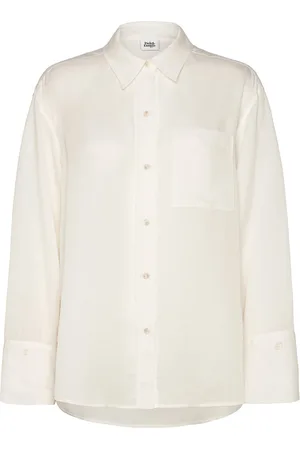 Twist & tango Kiara Fluid Shirt Tops Shirts Long-sleeved Cream