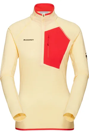 Mammut Aenergy Light Ml Half Zip Pull Women Sport Women Sport Clothing Sport Sweatshirts & Hoodies Sport Sweatshirts Yellow