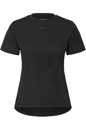 Björn Borg Borg Performance Perforated T-Shirt Sport Women Sport Clothing Sports Tops & T-shirts Sport T-Skjorte Black