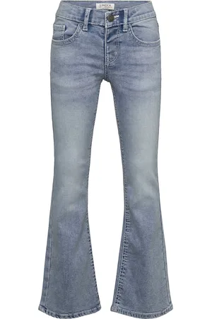 Lindex Trousers Denim Freja Y2K Bottoms Trousers Blue