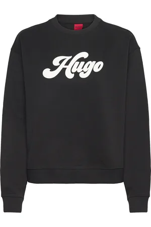 HUGO BOSS Deroxina_3 Tops Sweatshirts & Hoodies Sweatshirts Black
