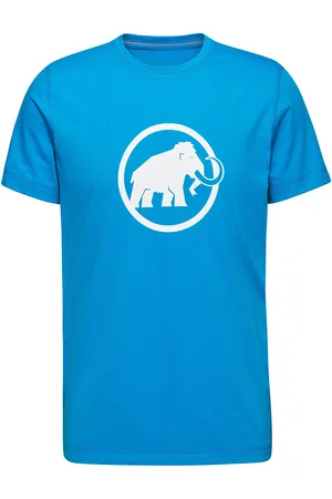 Mammut Core T-Shirt Men Classic Sport Men Men Sports Clothes Sport Tops Sport T-Skjorte Blue
