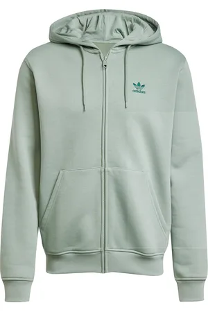 adidas Ess Fz Hd Sport Sport Clothing Sport Sweatshirts & Hoodies Sport Hoodies Green