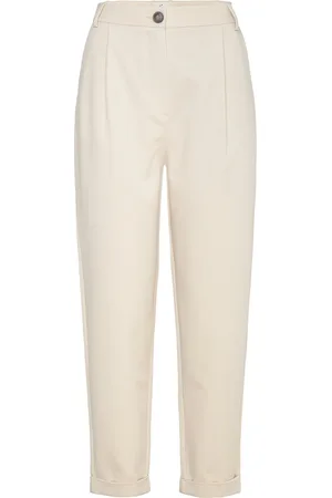 Fiveunits Maloufv Bottoms Trousers Suitpants Cream