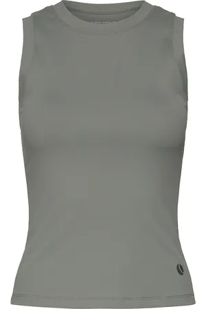 Björn Borg Ace Pocket Ribbed Tank Top Sport Sport Clothing Sports Tops & T-shirts Sport Tank Tops Khaki Green