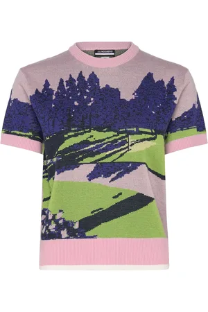 J Lindeberg Nico Knitted Top Sport Sport Clothing Sport Sweatshirts & Hoodies Sport Knitwear Pink