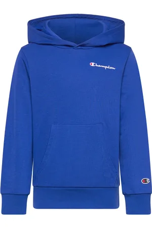 Champion Hooded Sweatshirt Tops Sweatshirts & Hoodies Hoodies Blue