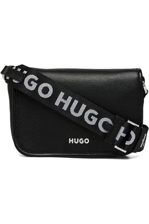 HUGO BOSS Bel Crossbody Flap Bags Crossbody Bags Black