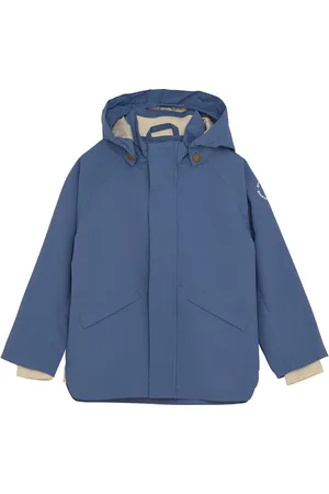 EN FANT Jacket Solid Outerwear Shell Clothing Shell Jacket Blue