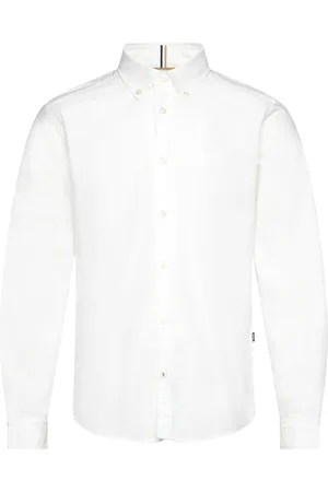 HUGO BOSS H-Liam-Bd-E-C1-243 Designers Shirts Casual Shirts White