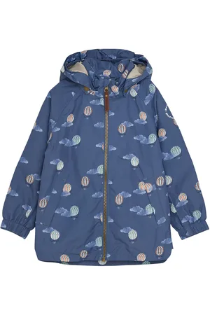 EN FANT Jacket, Aop Outerwear Shell Clothing Shell Jacket Blue