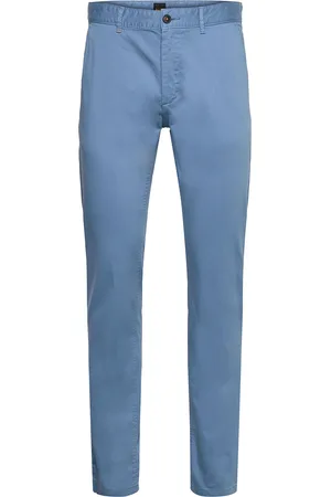 HUGO BOSS Chino_Slim Bottoms Trousers Chinos Blue