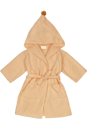 Nobodinoz So Cute Bathrobe 42X66 5-7Y Morgenkåbe Badekåbe Beige