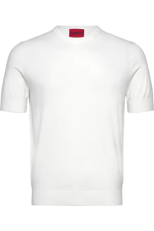 HUGO BOSS San Carl-Cv Tops T-Kortærmet Skjorte White