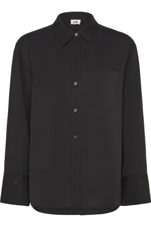 Twist & tango Kiara Fluid Shirt Tops Shirts Long-sleeved Black