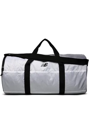 New Balance Large Duffle Sport Men Sport Training Bags Sport Gym Bags White