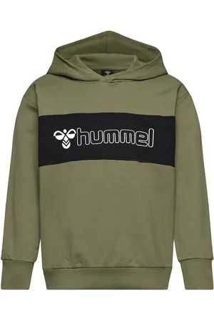 Hummel Hmlatlas Hoodie Sport Sweatshirts & Hoodies Hoodies Khaki Green