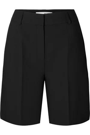 SELECTED Slfrita Hw Shorts Fd Bottoms Shorts Chino Shorts Black