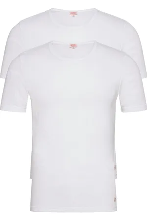Armor.lux Pack Of 2 T-Shirts Héritage Tops T-Kortærmet Skjorte White
